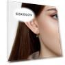 Длинные серьги из красного золота Вес 1.24