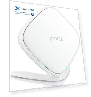 Точка доступа ZYXEL WX3100-T0 мост/повторитель, AX1800, 802.11a/b/g/n/ac/ax (600+1200 Мбит/с), EasyMesh, 2*LAN GE