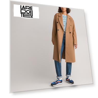 Пальто-плащ LaRedoute