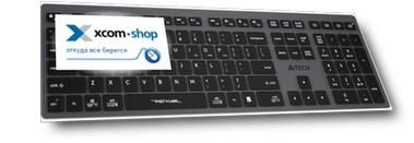 Клавиатура Wireless A4Tech Fstyler FBX50C серый BT/Radio slim Multimedia (1624617)
