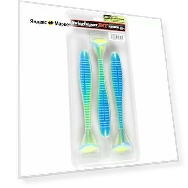 Силиконовая приманка Keitech Swing Impact FAT 6.8" #PAL03 ice chartreuse