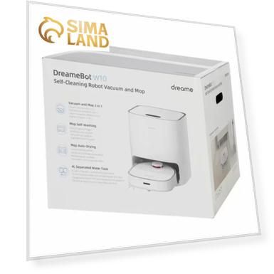 Робот-пылесос Dreame Bot Auto-Empty Robot Vacuum and Mop W10, 55 Вт, сухая и влажная, 450 мл