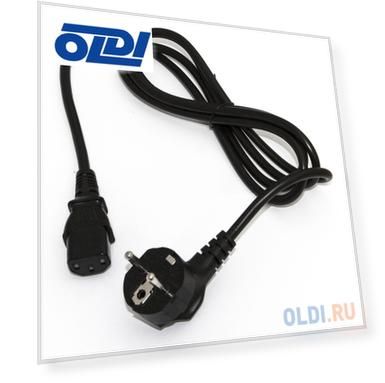 Hyperline PWC-IEC13-SHM-5.0-BK Кабель питания компьютера (Shucko+C13) (3x1.00), 10A, угловая вилка, 5 м