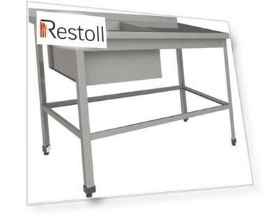 Стол с моечной ванной Restoinox ВМСР/1-11/6-БЛО-ЭЦ