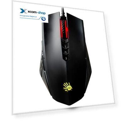 Мышь A4Tech Bloody A70 A70 MATTE BLACK черная оптическая (6200dpi) USB (8but) 1583841