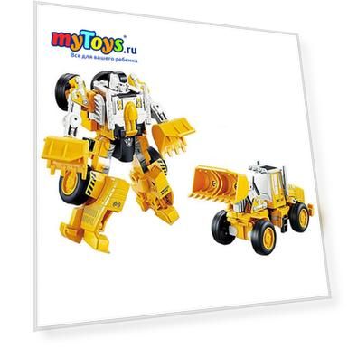 Робот и Машинка 2 в 1 Девилон Экскаватор