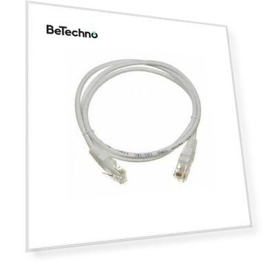 Патч-корд TWT TWT-45-45-0.5-GY RJ45 - RJ45, 4 пары, UTP, категория 5е, 0.5 м, серый