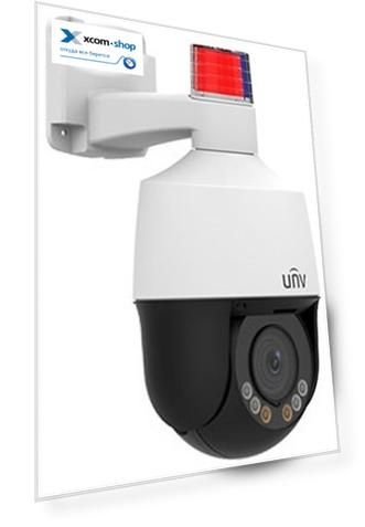 Видеокамера IP UNIVIEW IPC6312LFW-AX4C-VG Мини-PTZ, 1/2.7" 2 Мп КМОП 30 к/с, ИК-подсветка до 50м, подсветка видимого спектра до 10м., LightHunter 0.00