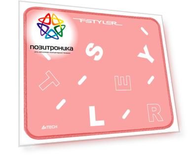 Коврик для мыши A4Tech FStyler FP25 розовый/белый (fp25 pink)