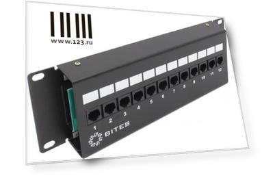 Патч-панель 5bites LY-PP5-48 UTP 5е кат 12 портов