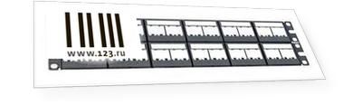 Патч-панель PANDUIT CPPL48WBLY модульная MINI COM 19" 48 портов 2U с маркерами