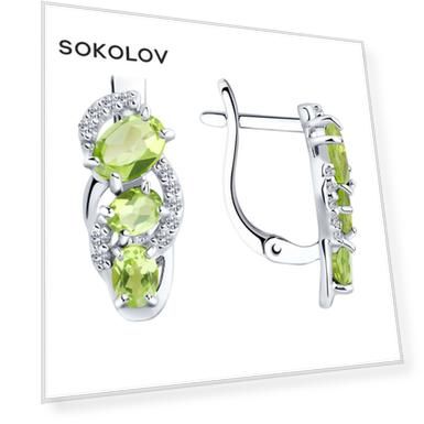 Вес: 2.55, price_kz: 38475, oldprice_kz: 85443, Вставка: Фианит (22), Хризолит (2), Хризолит (4), Для кого: Для женщин, Материал: серебро, Тематика: Дорожки, Тип серебра: родированное, Цвет вставки: Зелёный, Бесцветный, Проба серебра: 925