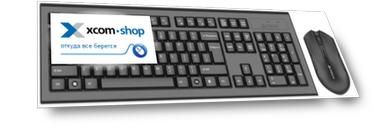 Клавиатура и мышь Wireless A4Tech 3000NS USB, черный 1911610