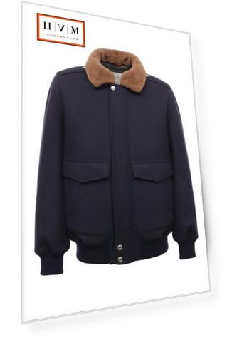 Шерстяной бомбер Brunello Cucinelli