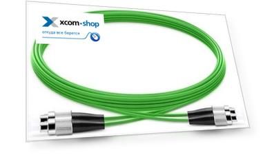 Кабель патч-корд волоконно-оптический Vimcom DPC-MM50(OM5)-LSZH-3.0-FC-FC-10 duplex FC-FC, многомодовый (50/125 мкм, волокно ОМ5), LSZH,  диаметр 3.0