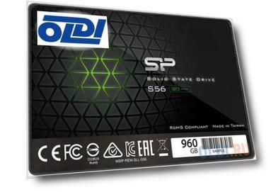 Твердотельный диск 960GB Silicon Power S56, 2.5", SATA III [R/W - 560/530 MB/s] TLC