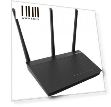 Маршрутизатор ASUS DSL-AC51 802.11abgnac 433Mbps 2.4 ГГц 5 ГГц 2xLAN черный