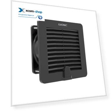 Вентилятор DKC R5RV08230B с фильтром RV 10/12 м3/ч, 230 В, 112x112 мм, IP54, RAL9005, "RAM Klima"