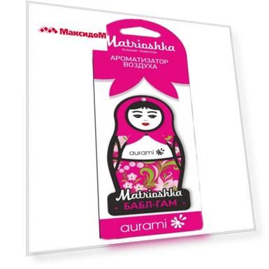 ароматизатор AURAMI Matrioshka Бабл Гам