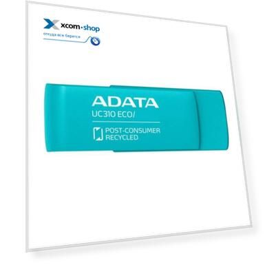 Накопитель USB 3.2 256GB A-Data UC310E-256G-RGN UC310E, зеленый
