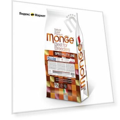 Monge Dog PFB Specialty Monoprotein Mini 27/14,5 сухой корм для взрослых собак мелких пород с ягненком, рисом и картофелем - 15 кг