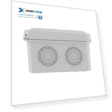 Коробка распределительная DKC 53770 с кабельными вводами (8+2, д.20/20 мм), IP55, 70х70х40мм, "Express"