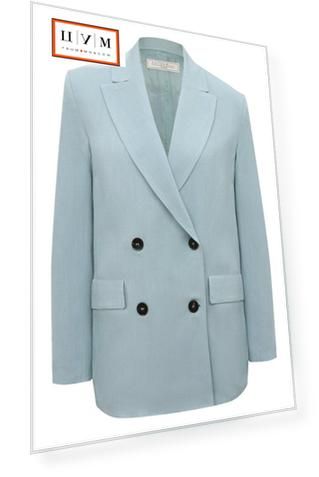 Цвет: Голубой, Материал: Вискоза: 73%; Лен: 27%;, Размер производителя: 46