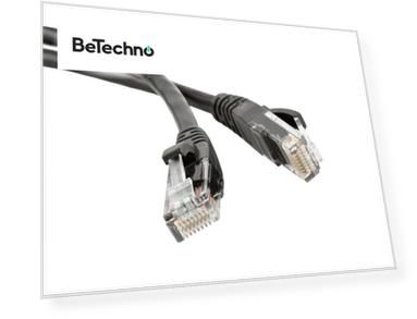 Патч-корд TWT TWT-45-45-0.5-BK RJ45 - RJ45, 4 пары, UTP, категория 5е, 0.5 м, черный