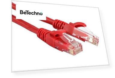 Патч-корд TWT TWT-45-45-2.0-RD RJ45 - RJ45, 4 пары, UTP, категория 5е, 2 м, красный