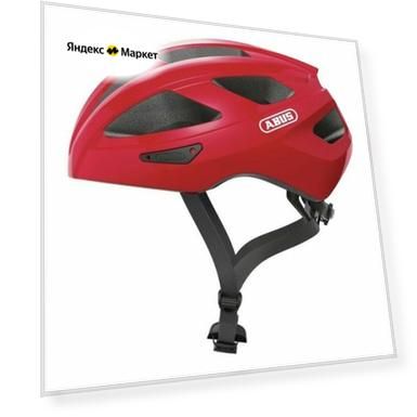 Велошлем ABUS MACATOR blaze red L (58-62)