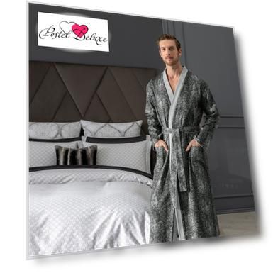 Банный халат Анталь цвет: серый (L-XL)