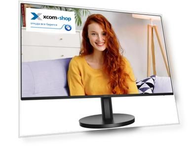 Монитор 27" AOC 27B3CA2 1920х1080, WLED, 16:9, IPS, 250cd, 1300:1, 20M:1, 4ms, 178/178, HDMI, USB-C65W (DP alt), 2xUSB 3.2, 100Hz, Speakers, Tilt, Вну