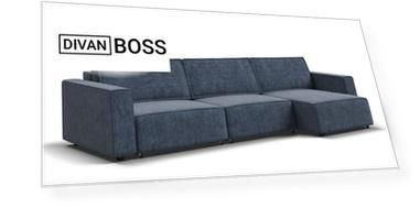 Угловой диван BOSS SOFT MODOOL MAX Велюр Royal топаз NEW