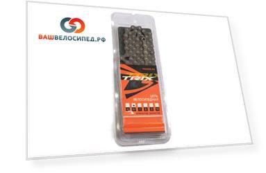 Цепь TRIX для 6/7 скоростей, 1/2"х3/32", 112 звеньев, соединительный пин 8мм, коричневая, CH-TX-30-6