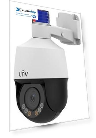 Видеокамера IP UNIVIEW IPC675LFW-AX4DUPKC-VG Мини-PTZ, ИК-подсветка до 50м, подсветка видимого спектра до 10м., LightHunter 0.003 Лк F1.6, объектив 2.