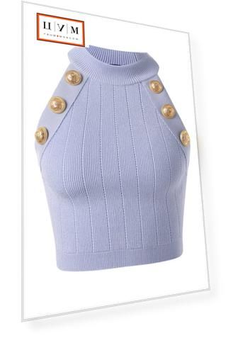 Топ из вискозы Balmain