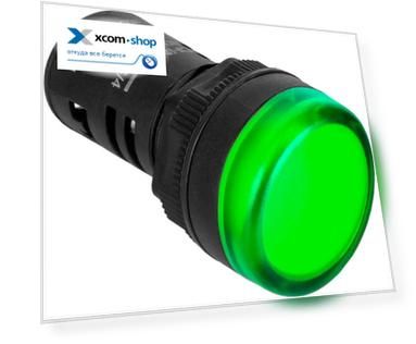 Индикатор CHINT 828167 ND16-22DS/4C зеленый, компактный, встр. конденсатор, IP65 АС230В