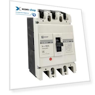 Автоматический выключатель в литом корпусе EKF mccb99-250-100m ВА-99М 250/100А 3P 35кА