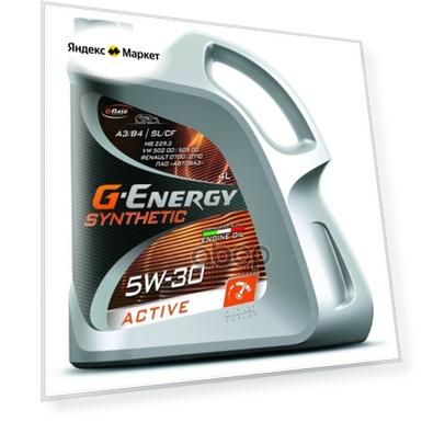G-Energy G-Energy Synthetic Active 5W30 Sn/Cf 4Л (Масло Синтетическое)