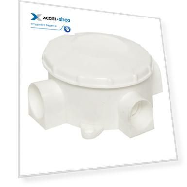 Коробка распределительная EKF plc-kmr-040-040 трехрожковая белая (70х35)