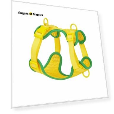 Шлейка для собак средних пород Yellow L