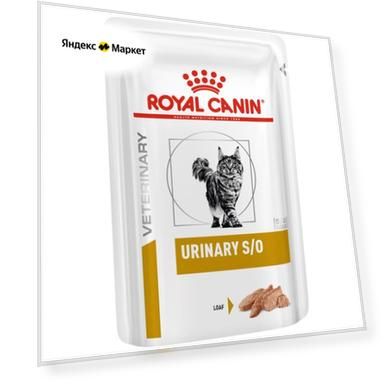 Корм для кошек Royal Canin Urinary S/O, для лечения МКБ 85 г
