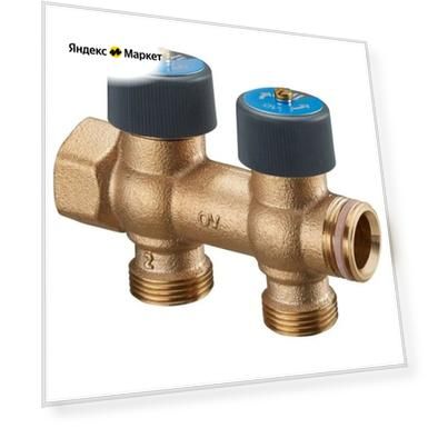 Коллектор Oventrop Multidis R на 2 отвода 3/4" EK для водоснабжения 4200552