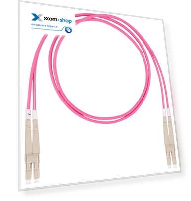 Патч-корд волоконно-оптический Vimcom DPC-MM50(OM4)-LSZH-2.0-LC-LC-2 duplex 50/125 2m