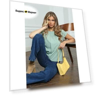 Блуза A-A Awesome Apparel by Ksenia Avakyan, размер 42, фисташковый