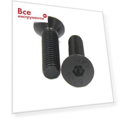 Оксидированный винт ЦКИ М10х30 DIN7991 50429