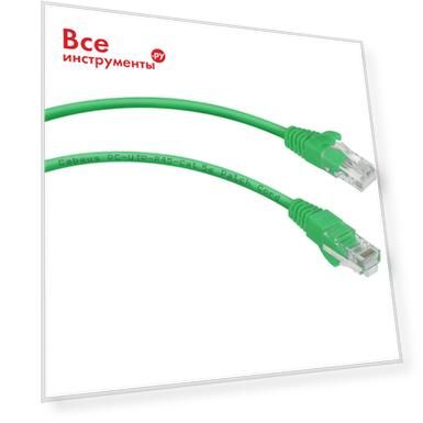 Неэкранированный патч-корд Cabeus PC-UTP-RJ45-Cat.5e-0.3m-GN-LSZH