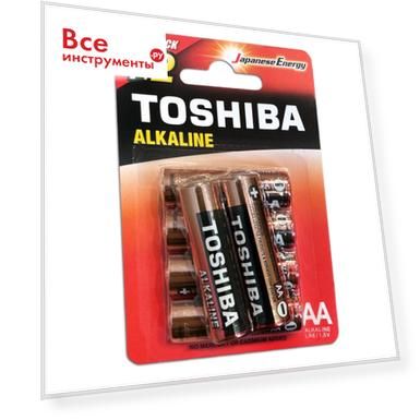 Алкалиновый элемент питания Toshiba LR6 RED 6/card 3455