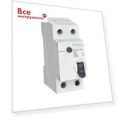 Автоматический выключатель дифференциального тока Systeme Electric City9 set C9D55610