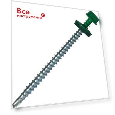 Самосверлящий винт HARDWEX ТМ HWX2-W-P5-4.8x70 мм. св.№1, RAL 6029 (100 шт.) 5190000023361